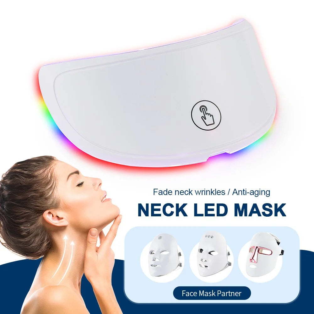 Appareil Visage & Cou LED – Soin Anti-Âge et Éclat