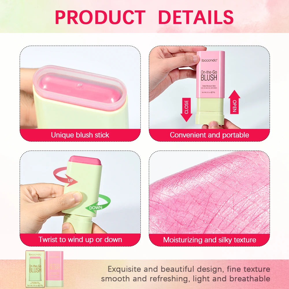 PixiBlush – Stick Blush Mat Longue Tenue