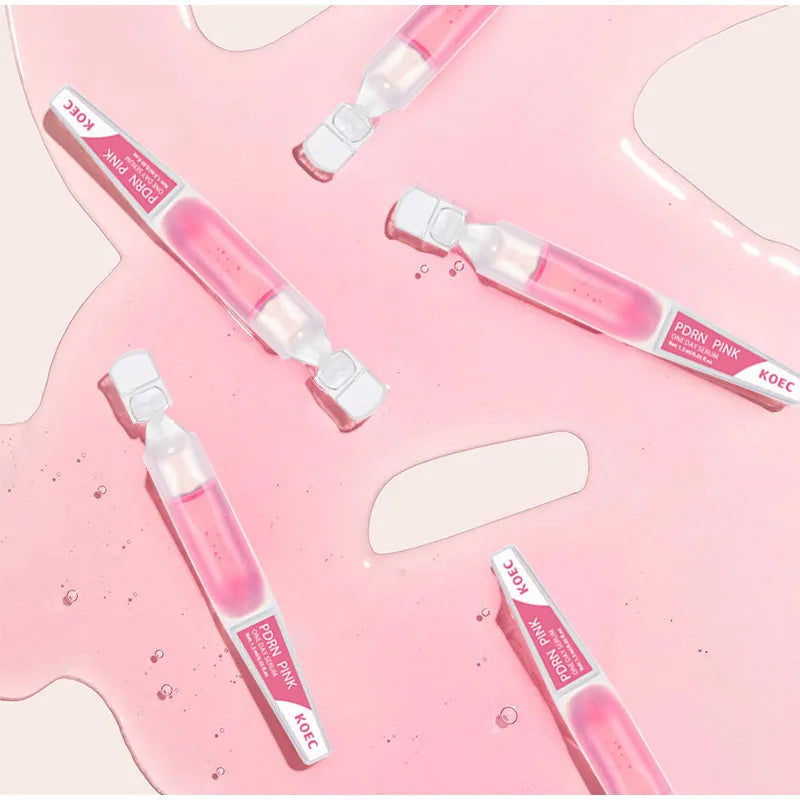 Coffret 10pcs Sérums & Pads PDRN – Hydratation & Éclat Instantané