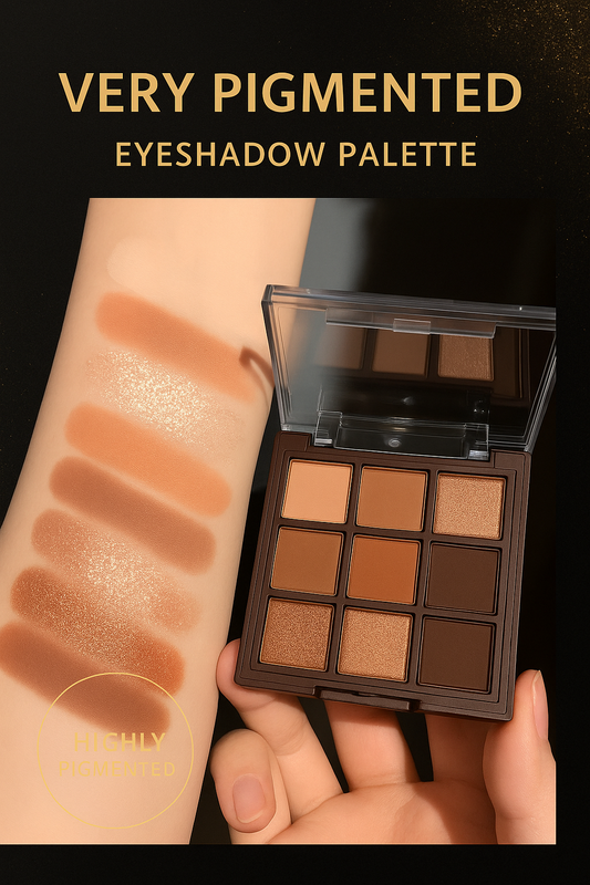 Palette Fards à Paupières Chocolat Mocha – 9 Couleurs