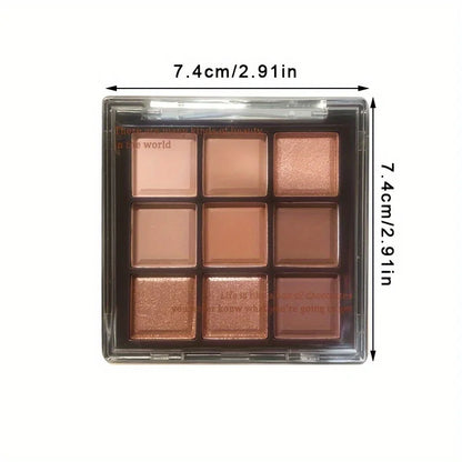 Palette Fards à Paupières Chocolat Mocha – 9 Couleurs
