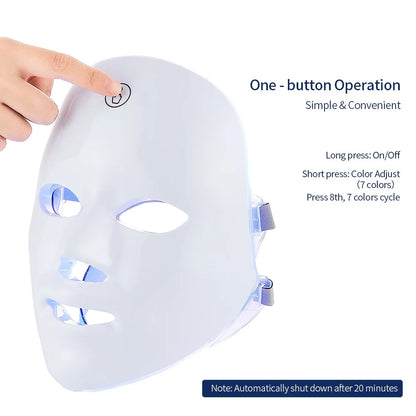 Appareil Visage & Cou LED – Soin Anti-Âge et Éclat